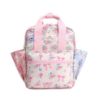 Picture of Itzy Ritzy Toddler Backpack - Daycare Bag - Features Adjustable Shoulder Straps, 2 Side Pockets & Spacious Interior with Wipeable Fabric Lining & Name Label, Ribbons & Roses Backpack