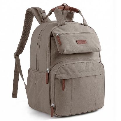 Picture of mommore Diaper Bag Backpack, Large Diaper Bag Travel Backpack for Mom Dad, Quick Access Baby Bag with Insulated Pockets, Changing Pad, Stroller Straps