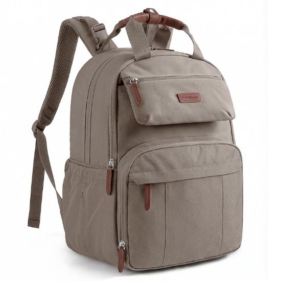 Picture of mommore Diaper Bag Backpack, Large Diaper Bag Travel Backpack for Mom Dad, Quick Access Baby Bag with Insulated Pockets, Changing Pad, Stroller Straps