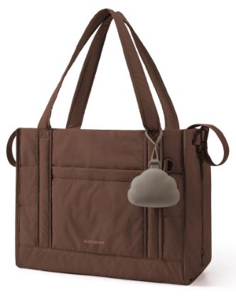 Picture of BAGSMART Diaper Bag Tote Puffer Tote Bag Lightweight Baby Bag with Insulated Pockets, Pacifier Case Stylish Multifunctional Hospital Bag for Labor and Delivery,Travel,Work
