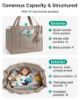 Picture of BAGSMART Diaper Bag Tote Puffer Tote Bag Lightweight Baby Bag with Insulated Pockets, Pacifier Case Stylish Multifunctional Hospital Bag for Labor and Delivery,Travel,Work