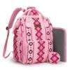 Picture of Montana West Wrangler Diaper Bag Backpack Aztec Travel Backpack Purses Western Multi-Function Baby Bags for Mom with Waterproof Insulated Pockets