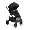 Picture of Joie Ginger and Mint Latch Travel System - 4-in-1 Travel System with Base-Free Infant Car Seat & Stroller, Built-in Latch for Easy Install and an Included All-Terrain Stroller (Shale Dark)