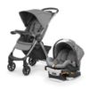 Picture of Chicco Mini Bravo Plus Travel System, Mini Bravo Plus Stroller with KeyFit 30 Infant Car Seat and Base, Slate/Grey