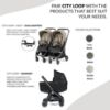 Picture of PEG City Loop Frame Only | Compact Travel System from Infant to Toddler | Air Travel Friendly | Compatible with All Primo Viaggio Infant Car Seats-Sold Separately