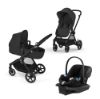 Picture of Cybex EOS 5-in-1 Travel System Stroller + Lightweight Aton G Infant Car Seat, Moon Black
