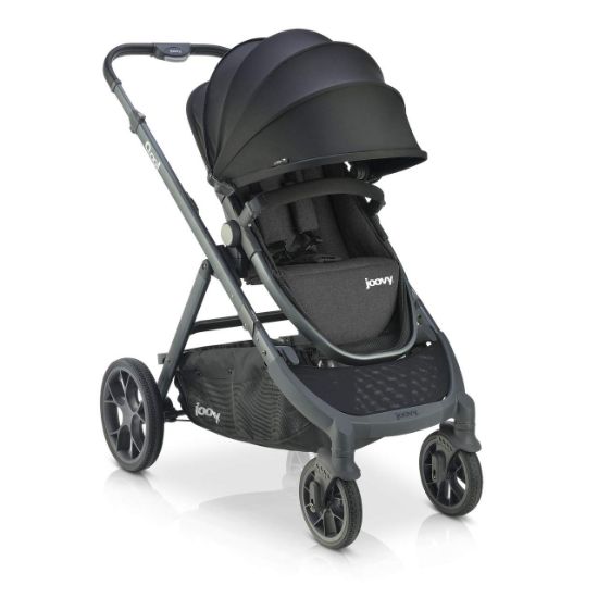 Picture of Joovy Qool Stroller, Customizable Stroller, Single, Double, Triple, Black Melange