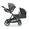 Picture of Joovy Qool Stroller, Customizable Stroller, Single, Double, Triple, Black Melange