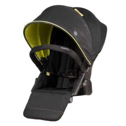 Picture of Evenflo Second Seat for Pivot Xplore Stroller or Travel System with 5 Point Harness System and Multiple Riding Positions, Adventurer Wayfarer