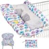 Picture of Suessie Shopping Cart Cover and High Chair Cover with Bolster Support Pillow (Owls with Cushion)