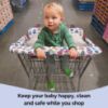 Picture of Suessie Shopping Cart Cover and High Chair Cover with Bolster Support Pillow (Owls with Cushion)