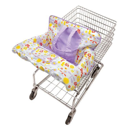 Picture of GoldBug Baby and Toddler Shopping Cart Cover & High Chair Cover - Backyard Bugs