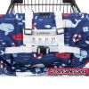 Picture of 2-in-1 Shopping Cart and High Chair Cover for Baby~Padded~Fold'n Roll Style~Portable with Free Carry Bag (Blue Whale)