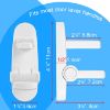 Picture of Childproof Door Lever Lock Baby safety locks for doors (2 Pack) Improved door safety for kids, 3M Adhesive No Drilling Child Safety Door Handle Lock. Simple Install, No Tools Needed (White, 2)