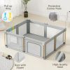 Picture of Foldable Baby Playpen with Mat, 71x59 Foldable Play Pen for Babies and Toddlers, Baby Playpen with Portable Design, Collapsible Play Yard for Fence Indoor and Outdoor