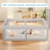 Picture of Besuhot Baby Playpen Baby Playard, Play Pen for Babies and Toddlers with Gate, 50x50 Fence, Sturdy Safety Playpen, Indoor & Outdoor Kids Activity Center