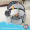 Picture of Fisher-Price Portable Bassinet On-The-Go Baby Dome, Travel Play Space with Developmental Newborn Toys & Canopy, Windmill