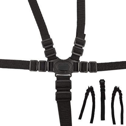 Picture of 5 Point Seat Belt Safety Strap Belt for Stroller Pushchair Pram Buggy Safe Protection, Adjustable High Chair Baby Straps, Safety Strap Belt