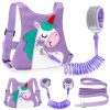Picture of Toddler Leash-Baby Walking Safty Harness and Child Anti Lost Wrist Link for Girls/Boys Travel (Purple)