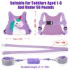 Picture of Toddler Leash-Baby Walking Safty Harness and Child Anti Lost Wrist Link for Girls/Boys Travel (Purple)