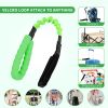 Picture of ONEDONE Stroller Handle for Toddler Travel 20" Stroller Strap for Kids to Hold Handle for Strollers, Wagons, Shopping Carts Soft Handle for Child Safety Keep Kids Close Green