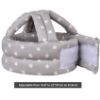 Picture of Baby Safety Helmet, Infant Baby Head Protector Head Cushion Bumper Bonnet, Soft Headguard for Toddler Learning to Walk, Grey Star Style