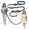 Picture of HOOMTREE Safety Waist Leash Harness for Kids with Autism, Hands-Free Waist Belt Link with 3 Padded Handles and Durable Bungee, Secure Public Walking for Special Needs ADHD/ASD Autistic Children