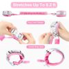 Picture of Anti-Lost Wrist Chain Anti Lost Leash Baby Leash with Child Upgraded Safety Locks for Kids Babies, Kids, Wrist Band for Outdoor Activities, Shopping(Pink 8.2 Ft)