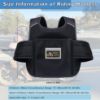 Picture of YISNDYA Child Motorcycle Safety Harness Reflective Strip, Reflective Child Motorcycle Harness Adjustable, Safety Harness For Kids & Toddlers Aged 3-12 Years - Black