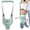 Picture of Baby Walking Harness, Handheld Kids Walker Helper, New Upgrade Breathable and Adjustable Toddler Infant Walker Harness Assistant Belt with Instructions for 7-24 Month (Green)