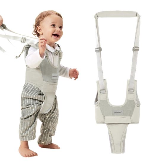 Picture of Baby Walking Harness-Handheld Assistant Belt- Toddler Infant Walking Aid for Trainer & Support 7-24 Month Old (summer-Gray-1819)