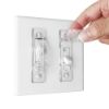 Picture of Light Switch Cover, ILIVABLE Child Proof Light Switch Guard Protects Your Lights from being Accidentally Turned On or Off by Children and Adults (Clear, 1 Pack)