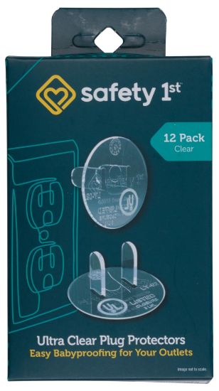 Picture of Safety 1st 12 Pack Ultra Clear Outlet Plugs