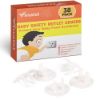 Picture of Vmaisi 38 Pieces Clear Outlet Covers Baby Proofing - Electrical Safety ChildProof Plug Protector - (Clear, 38 Pack)