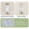 Picture of EUDEMON Baby Safety Electrical Outlet Cover Box Childproof Large Plug Cover for Babyproofing Outlets Easy to Install & Use (1 Pack,Transparent)