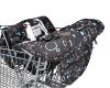 Picture of Premium Shopping Cart Cover & High Chair Cover, Easy Install, Harness System, Soft Comfort Cushioning, Universal Size (Black)