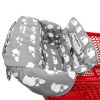 Picture of 2-in-1 Shopping Cart and High Chair Cover for Baby, Padded Cover, Fold'n Roll Style, Portable with Carry Bag (Gray Elephant)