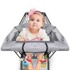 Picture of 2-in-1 Shopping Cart Cover and Cushy High Chair Cover for Baby, Universal Fit Cart Cover for Babies, Comfortable Cover for Grocery Cart, Must Have Baby Gift, Machine Washable, Gray
