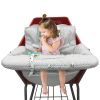 Picture of PandaEar Shopping Cart Cover for Baby, 2-in-1 Grocery Cart Seat Cover & Baby Highchair Cover for Infant, Toddler -Grey