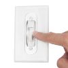 Picture of Wall Switch Guards Plate Covers Child Safety Security Home Decor (2 Pack), Clear - Keeps Light Switch ON Or Off Prevent Accidental Device Turn On or Off