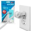 Picture of Lock Socket 3 Prong Outlet Lock (White) | Anti Theft Lock to Secure Three Pronged Plugs to the Outlet | an Innovative Way to Prevent Cords Unplugging|Child-Safe, with Security Screw |Made in USA