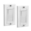 Picture of Bates Magnetic Light Switch Guard, 2 Pack, Clear, Child Proof Cover, Lock, Wall Switch Guard