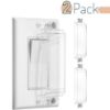 Picture of Bates Magnetic Light Switch Guard, 2 Pack, Clear, Child Proof Cover, Lock, Wall Switch Guard