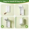 Picture of Extra Large Electrical Outlet Box, Indoor Wall Electrical Outlet Cover, Baby Safety Plug Cover, Easy to Use, Large Interior Space. (1 Pack, White)