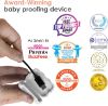 Picture of Baby Proof USB Charger Cover - Child-Resistant Cord Tip Enclosure for Standard USB Charging Cables - (6 Pack, White)