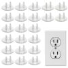 Picture of 50 Pack Outlet Covers Baby Proofing Clear Outlet Covers Baby Safety Outlet Plug Covers Safe & Secure Electric Plug Protectors Sturdy Childproof Socket Covers for Home & Office