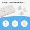 Picture of 32 Pack Outlet Covers Baby Proofing, Socket Covers with Hidden Pull Handle, Child Safety Outlet Covers