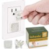 Picture of Outlet Covers Baby Proofing Socket Protectors Child Safety Plug Caps Difficult for Toddler to Remove Electric Shock Guard for US 3-Prong White 40 Pack