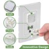 Picture of Outlet Covers Baby Proofing Socket Protectors Child Safety Plug Caps Difficult for Toddler to Remove Electric Shock Guard for US 3-Prong White 40 Pack