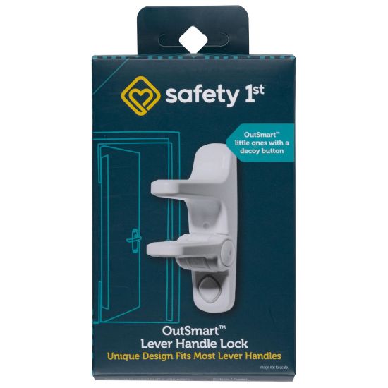 Picture of Safety 1st OutSmart Child Proof Door Lever Lock, White, 1 Count